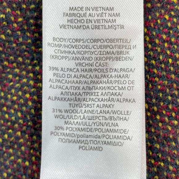 Polo By Ralph Lauren Checked Alpaca Wool Midi Skirt XS - Picture 6 of 7